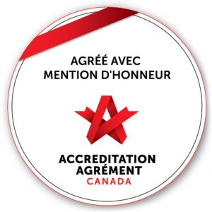 Agréé avec mention d'honneur - Agrément Canada