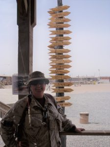 Sandy Jalonen in Afghanistan